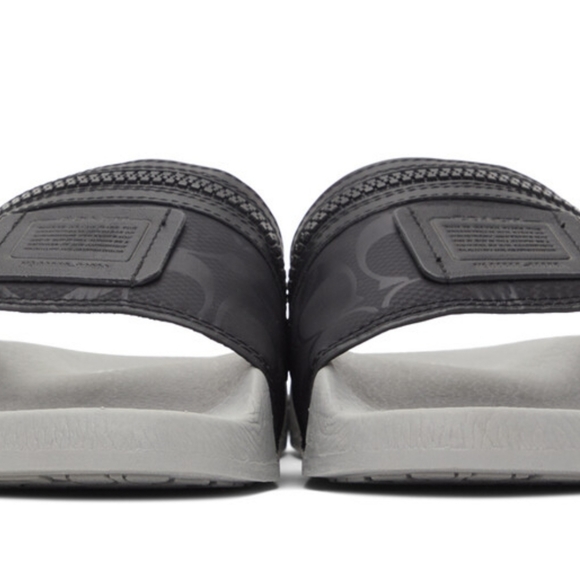 COACH MEN'S POOL SLIDES WITH POCKET BLACK MEN'S 8 WOM 9.5, LIME MEN'S 9 WOM 10.5 - Picture 3 of 11